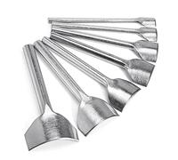 Sirxlevcy 7 Pezzi Punzone nel Pelle Un Forma di 1/4 Punzone Taglierina per Bordi nel Pelle Rotonda per La Creazione di Cinture, Portafogli e, 10-40 Mm