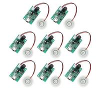Sirxlevcy 8 Pezzi Umidificatore Ad Ultrasuoni Foglio 20 mm Atomizzatore Membrana Piastra Trasduttore Foglio Umidificatore Ad Ultrasuoni Guarnizione Guarnizione