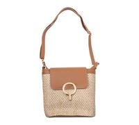 Sirxlevcy A Secchiello di Paglia Piccole per A Tracolla Estive e Borsette da Viaggio per Borsa Semplice A Tracolla per