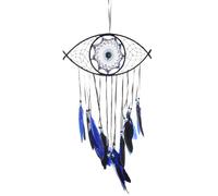 Sirxlevcy Acchiappasogni del Malocchio per Camera da Letto Macrame Intrecciato Un Mano da Appendere alla Parete Decorazioni per La Casa Fortuna Regalo di Benedizione,3