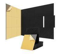 Sirxlevcy Acustici da 12 Pezzi, In Schiuma Fonoassorbente da 12x12x0,4 Pollici, Decorazioni da Parete per Ufficio Domestico e Sala Giochi