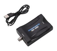 Sirxlevcy Adattatore Convertitore Audio/Video un BNC Compatibile PAL/NTSC con di Alimentazione USB