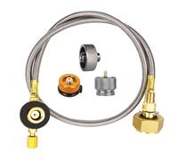 Sirxlevcy Adattatore di Ricarica del Gas per Fornello da Adattatore di Riempimento Della Bombola Esterna Accessori per Connettori del Forno del Serbatoio del Gas