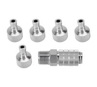 Sirxlevcy Adattatore per Attacco un Sgancio Rapido per Aerografo con Attacco 5, 1/8 POLLICE M-F