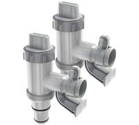 Sirxlevcy Adattatore per Tubo Flessibile per Piscina, Parti di Ricambio per Piscina Staffa per Tubo Flessibile per Piscina e Valvola A Stantuffo per Piscina Fuori Terra