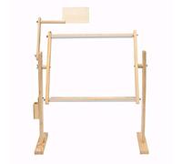 Sirxlevcy Adjustment Cornici del Legno Massello Ripiano da Tavolo per Ricamo Un Punto Croce da Tavolo per Cucito Un Mano Strumenti da Ricamo Un Punto Croce