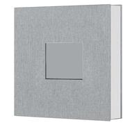 Sirxlevcy Album Fotografico Grigio con Finestra per Visualizzare Le Immagini, Album di Ritagli Fai-da-Te da 40 Pagine, Libro dei con Copertina in