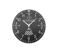 Sirxlevcy Altimetro Orologio da Parete Tracking Pilot Air Plane Misurazione 'Altitudine Orologio da Parete Moderno Strumento Home Decor