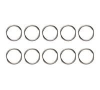 Sirxlevcy Anelli Macrame in Metallo 2 Pollici per Ganci per Piante Macrame Kit Macrame 10 Pezzi O-Ring in Metallo Fibbia per Artigianale Macrame