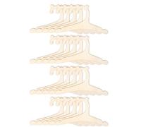 Sirxlevcy Appendini In Legno per Vestiti per Bambini 9 Pollici Appendini In Legno per Vestiti e Pantaloni per Bambini, 20 Pezzi