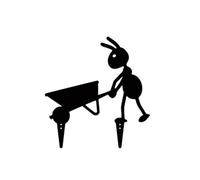 Sirxlevcy Arredamento da Giardino Formiche Formiche in Metallo Ornamenti da Giardinaggio Cortile Arte in Metallo Cortile Prato Decor Formiche Giardino in B