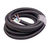 Sirxlevcy Audiophile 17Mm HiFi OCC di Alimentazione Lettore CD/IEC Amplificatore di Alimentazione CA 6N DIY HIFI XLR di Alimentazione Sfuso 1 Metro