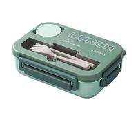 Sirxlevcy Bento Lunch Box con, 4 Scomparti, A Prova di Perdite, Adatto A Microonde e Lavastoviglie per Adulti e Studenti B