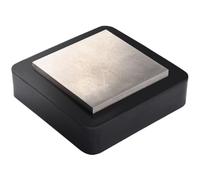 Sirxlevcy Blocco da Banco da 3 Pollici Strumento per Gioielliere con Incudine Piatta Blocco Gomma Resistente da 4 Pollici - Blocco da Banco Resistente Ai Graffi Trattato Termicamente