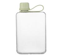 Sirxlevcy Bottiglia D'Acqua Quadrata da 500 Ml Tazze per Bevande Piatte Portatili Boccetta Fredda Sottile Borraccia Boccetta D'Acqua Estiva per L'Escursionismo D