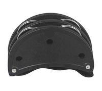 Sirxlevcy Cajon A Percussione 1 Pezzo con Campane In Acciaio Tamburi Africani Ft Drums Black