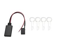 Sirxlevcy Car 6000Cd Wireless Bluetooth Adattatore Di Musica Adattatore Audio Aux per Focus Mondeo