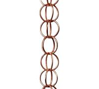 Sirxlevcy Catena per nel Foglia d'Acciaio, Regalo da Giardino per Mamma, Grondaie, Raccogli per Pluviale con Adattatore, Coppe per Fiori Spessi C