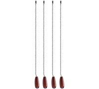 Sirxlevcy Catena Un Soffietto per Tiranti Un 4 Pezzi Catena per Tiranti Un Prolunga nel Legno per Plafoniera Un Plafoniera (Colore Noce)