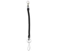 Sirxlevcy Catenaccio Nero Spring del della Bobina Cinghia di Corda Key Chain
