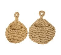 Sirxlevcy Cestino per La Conservazione di e Cipolle di per Boho Kitchen Decor Cestini di Frutta da Appendere alla Boemia per La Cucina