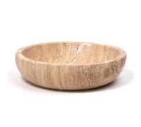 Sirxlevcy Ciotola Decorativa In Travertino per L'Arredamento Della Casa - Centrotavola Moderno per Ingresso o Cucina