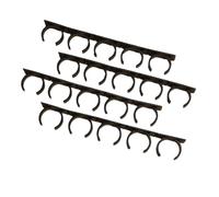 Sirxlevcy Clip Adesive per Spezie, Contiene 20 Barattoli di Spezie, Nero, Organizer per Spezie per Dispensa, per Cucina, Ripostiglio