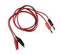 Sirxlevcy coccodrillo clip a Banana Spina sonda della prova 90 centimetri 3Ft