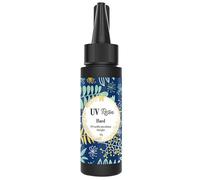 Sirxlevcy Colla in Resina UV Trasparente Polimerizzazione Ultravioletta Colla UV in Resina Epossidica Ad Asciugatura Rapida Strumenti per la Creazione di Gioielli Fai da Te Durevole 60G