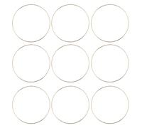 Sirxlevcy Confezione da 10 Pollici Anelli Un Cerchio nel con Floreale Un Cerchio nel Metallo per DIY, Acchiappasogni e Appeso Un Parete