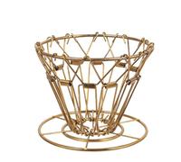 Sirxlevcy Cono Pieghevole In Acciaio per Filtro da Caffè, Supporto per Gocciolatore per Caffè, Colore