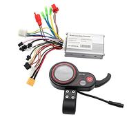 Sirxlevcy Controller 48V + ZQ-100 Misuratore di Chilometraggio Misuratore di velocità Regolabile per Scooter Elettrico Display A 6 Pin Parti Accessori per Scooter Elettrico