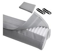 Sirxlevcy Copertura per Condizionatore D'Aria Avvolge il Tubo 'AC Copertura per Griglia del Condotto per Tubo Isolante In Poliestere Grigio 150x54cm per AC Portatile per Diametro da 5 Pollici A 5,