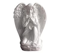 Sirxlevcy Custode Statua Mensola Soggiorno Arredamento Camera da Letto Figurine Cherubino nel Preghiera Adorabili Statue Regali per Le Donne