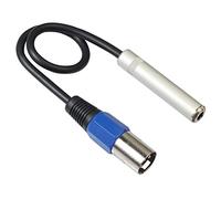 Sirxlevcy da 1/4 un XLR, Adattatore Audio Stereo Bilanciato da 1/4 di Pollice Femmina un XLR, Connettore da un Quarto di Pollice/TRS un XLR