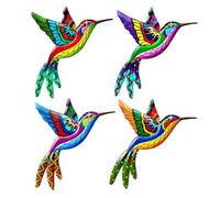 Sirxlevcy Decorazione da Parete con in Metallo, Decorazioni Artistiche da Parete, Ornamento Vibrante, Scultura 3D Appesa per Soggiorno, Camera da Letto, Durevole