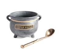 Sirxlevcy Decorazione di Halloween Calderone Della Strega Ciotola In Resina Secchio per Caramelle Decorazione per Cucina per Interni Ed Esterni di Halloween