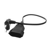 Sirxlevcy di Prolunga di Alimentazione Europea da Spina un Presa Femmina da 90 Gradi per PC Computer PDU (0,6 M)