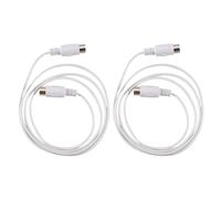 Sirxlevcy di Prolunga MIDI da 2 Pezzi da 5 Pin A 5 Pin per PC per Strumenti A Tastiera per Pianoforte Elettrico, 1,5 M