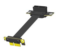 Sirxlevcy di Prolunga PCIE 1X A 90 Gradi, PCI-Express 3.0 Riser da A Femmina 1X Adattatore di Prolunga PCI-e 1X 10 cm Pezzi di Ricambio
