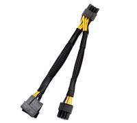 Sirxlevcy Dual 4Pin IDE Molex un GPU Dual 8Pin (6 + 2) Pin di Alimentazione PCI-E PCI Express Graphics Video Display Card Adapter