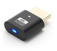 Sirxlevcy Dummy Plug 4K Compatibile con con Luce LED per Schede Grafiche, Accessori per PC, Adattatore per Display Visivo Desktop/Laptop C