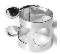 Sirxlevcy Fessura per Legatura del Sax Contralto, Doppia Vite, Legatura In per Bocchino per Sassofono, Durevole, Facile da Installare