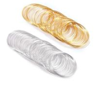 Sirxlevcy Filo con Memoria A 200 Loop per La Realizzazione di Braccialetti Filo per Gioielli In Tonalità Filo con Memoria per Perline per La Creazione di Gioielli