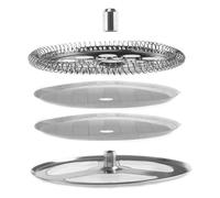 Sirxlevcy Filtri per French In Acciaio Inossidabile, Contenenti Disco A Spirale, Disco A Maglie per French per Ampia French da 600 Ml