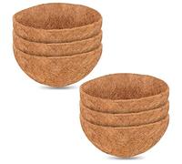 Sirxlevcy Fodere in Cocco da 14 Pollici per Fioriere, Fodere di Ricambio per Cestini in Fibra di Cocco Naturale per Fioriere da Appendere per Fiori