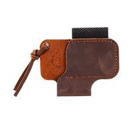 Sirxlevcy Fodero nel Pelle Fatto un Mano Pieghevole Coltello Porta Torcia Elettrica Strumento