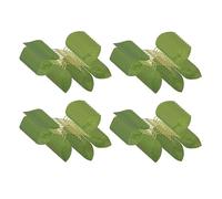 Sirxlevcy Foglie Artificiali Finte per Decorazioni di Rose - 36 Foglie di Fiori di Rose di Seta con Steli Flessibili di Realistiche