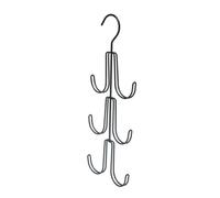 Sirxlevcy Gancio Girevole In Metallo Nero per Riporre le, per Organizzare e Riporre le Cravatte Delle Multifunzionali, Durevoli