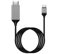 Sirxlevcy HDTV USB 3.1 4K Compatibile da Tipo C A per Telefoni Android per Collegare la TV Allo Stesso Schermo del Dispositivo 2M